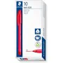 Ensemble de Stylos Staedtler Ball 4320 Rouge 1 mm (100 Unités) de Staedtler, Stylos à bille non rétractable - Réf : S8433984,...