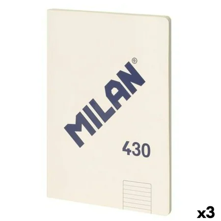 Carnet Milan 430 Beige A4 48 Volets 21 x 29,7 cm (3 Unités) de Milan, Cahiers à spirales - Réf : S8434004, Prix : 7,94 €, Rem...