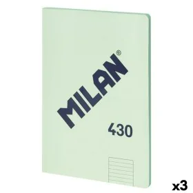 Notizbuch Milan 430 grün A4 48 Blatt 21 x 29,7 cm (3 Stück) von Milan, Ringblöcke - Ref: S8434005, Preis: 7,94 €, Rabatt: %