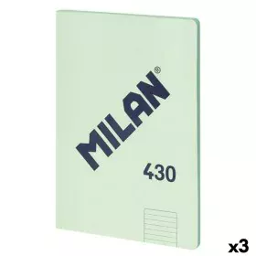 Caderno Milan 430 Verde A4 48 Folhas 21 x 29,7 cm (3 Unidades) de Milan, Cadernos de argolas - Ref: S8434005, Preço: 7,94 €, ...