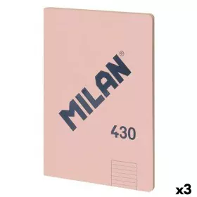 Notizbuch Milan 430 Rosa A4 48 Blatt 21 x 29,7 cm (3 Stück) von Milan, Ringblöcke - Ref: S8434006, Preis: 7,14 €, Rabatt: %