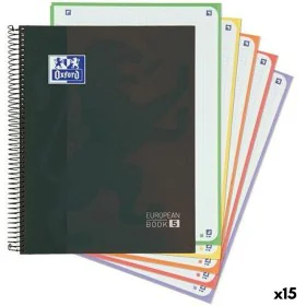 Quaderno Oxford Classic Europeanbook 5 Nero A4+ 120 Fogli (15 Unità) di Oxford, Blocchi spiralati - Rif: S8434025, Prezzo: 97...