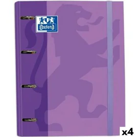 Reliure à anneaux Oxford Mauve A4+ (4 Unités) de Oxford, Classeurs - Réf : S8434026, Prix : 43,69 €, Remise : %