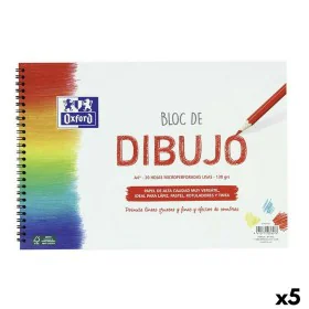 Bloco de desenho Oxford Branco A4+ 20 Folhas (5 Unidades) de Oxford, Papel de desenho - Ref: S8434063, Preço: 16,59 €, Descon...