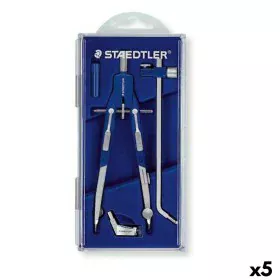 Boussole Staedtler Mars Quickwbow Bleu Argenté (5 Unités) de Staedtler, Mathématiques - Réf : S8434066, Prix : 123,75 €, Remi...