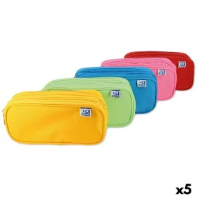 Dreifaches Mehrzweck-Etui Oxford Kangoo Kids Bunt 22,5 x 11 x 7 cm (5 Stück) von Oxford, Federmäppchen - Ref: S8434115, Preis...