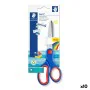 Scissors Staedtler Noris Blue Stainless steel 17 cm (10 Units) by Staedtler, Self-Opening Scissors - Ref: S8434121, Price: 17...