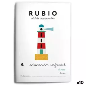 Carnet de notes sur l'éducation de la petite enfance Rubio Nº4 A5 Espagnol (10 Unités) de Cuadernos Rubio, Cahiers - Réf : S8...