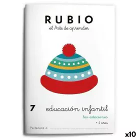 Early Childhood Education Notebook Rubio Nº7 A5 Spanish (10 Units) by Cuadernos Rubio, Exercise notebooks - Ref: S8434235, Pr...