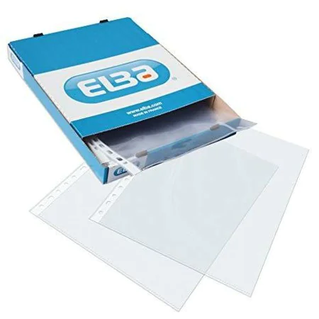 Covers Elba Transparent A4 100 Pieces (10 Units) by Elba, Punched Binder Pockets - Ref: S8434289, Price: 67,71 €, Discount: %