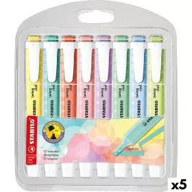 Set de Marcadores Fluorescentes Stabilo Swing Cool Pastel Multicolor (5 Unidades) de Stabilo, Subrayadores - Ref: S8434301, P...