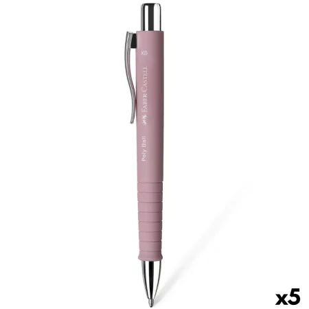 Crayon Faber-Castell Poly Ball XB Rose (5 Unités) de Faber-Castell, Stylos à bille rétractable - Réf : S8434392, Prix : 18,84...