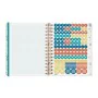 Agenda Finocam Flowers Multicolore Quarto 15,5 x 21,2 cm 2024-2025 Insegnante di Finocam, Diari per appuntamenti e agende - R...