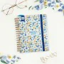 Agenda Finocam Flowers Multicolore Quarto 15,5 x 21,2 cm 2024-2025 Insegnante di Finocam, Diari per appuntamenti e agende - R...