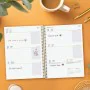 Agenda Finocam TIGER Multicolore Quarto 15,5 x 21,2 cm 2024-2025 Floreale di Finocam, Diari per appuntamenti e agende - Rif: ...