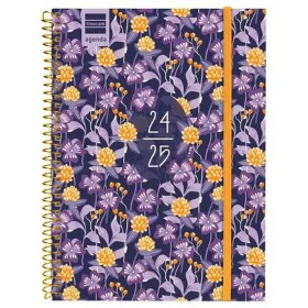 Agenda Finocam 4º SVH Morado Multicolor Cuarto 15,5 x 21,2 cm 2024-2025 de Finocam, Agendas y calendarios - Ref: S8435082, Pr...