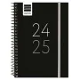 Diary Finocam Black 1/8 12 x 16,4 cm 2024-2025 by Finocam, Appointment Books & Planners - Ref: S8435085, Price: 6,64 €, Disco...