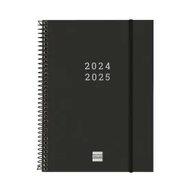 Agenda Finocam Negro A5 15,5 x 21,2 cm 2024-2025 de Finocam, Agendas y calendarios - Ref: S8435099, Precio: 11,63 €, Descuent...