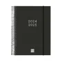 Diary Finocam Black A5 15,5 x 21,2 cm 2024-2025 by Finocam, Appointment Books & Planners - Ref: S8435102, Price: 15,80 €, Dis...