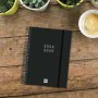 Diary Finocam Black A5 15,5 x 21,2 cm 2024-2025 by Finocam, Appointment Books & Planners - Ref: S8435102, Price: 15,80 €, Dis...