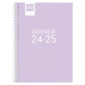 Agenda Finocam COOL Lila 1/8 12 x 16,4 cm 2024-2025 de Finocam, Agendas civils & carnets de RDV - Réf : S8435115, Prix : 6,82...