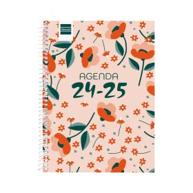 Agenda Finocam COOL Multicouleur quarto 15,5 x 21,2 cm 2024-2025 Floral de Finocam, Agendas civils & carnets de RDV - Réf : S...