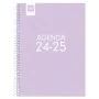 Diary Finocam Cool Lilac Quarto 15,5 x 21,2 cm 2024-2025 by Finocam, Appointment Books & Planners - Ref: S8435123, Price: 6,4...