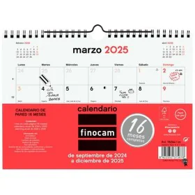 Calendario da parete Finocam Carta 2024-2025 21 x 15 cm 16 Mesi di Finocam, Calendari da muro - Rif: S8435132, Prezzo: 6,82 €...