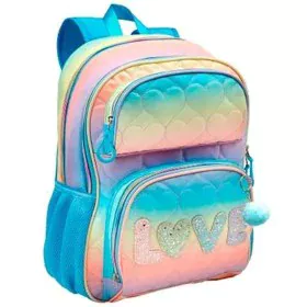 Mochila Escolar Blin-Blin Love Turquesa 42 x 31 x 17 cm de Blin-Blin, Mochilas infantis - Ref: S8435157, Preço: 29,06 €, Desc...