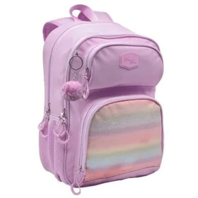 Cartable Blin-Blin Rose 42 x 31 x 17 cm Arc-en-ciel de Blin-Blin, Sacs à dos enfant - Réf : S8435160, Prix : 29,06 €, Remise : %