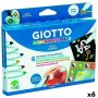 Set de Rotuladores Giotto Multicolor 6 Piezas (6 Unidades) de Giotto, Rotuladores de punta fina - Ref: S8435281, Precio: 29,5...