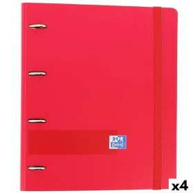 Raccoglitore ad anelli Oxford EuropeanBinder Rosso A4+ (4 Unità) di Oxford, Armadi schedari - Rif: S8435305, Prezzo: 52,25 €,...