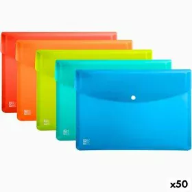 Document Folder Oxford Urban Multicolour A4 polypropylene Clasp 5 Pieces (50 Units) by Oxford, Sheet Protectors - Ref: S84353...