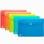 Document Folder Oxford Urban Multicolour A6 polypropylene Clasp 5 Pieces (50 Units) by Oxford, Sheet Protectors - Ref: S84353...