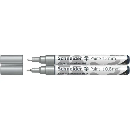 Conjunto de Marcadores Schneider PAINT-IT 2 CHROME metálico (2 Unidades) de Schneider, Materiais de desenho - Ref: S8435317, ...