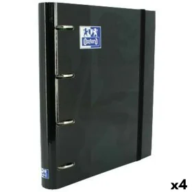 Carpeta de anillas Oxford EuropeanBinder Negro A4+ (4 Unidades) de Oxford, Archivadores - Ref: S8435440, Precio: 43,69 €, Des...