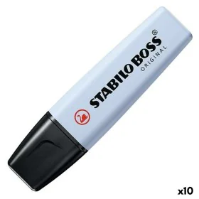 Subrayador Stabilo Azul claro (10 Unidades) de Stabilo, Subrayadores - Ref: S8435456, Precio: 98,71 €, Descuento: %