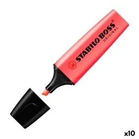 Surligneur Stabilo Rouge (10 Unités) de Stabilo, Surligneurs - Réf : S8435475, Prix : 98,71 €, Remise : %