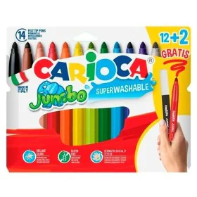 Set of Felt Tip Pens Carioca Jumbo 14 Units by Carioca, Fineliners - Ref: S8435527, Price: 5,00 €, Discount: %