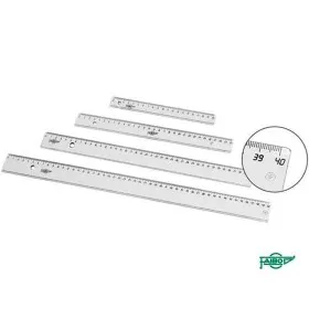 Ruler Faibo Transparent 30 cm (20 Units) by Faibo, Rulers and setsquares - Ref: S8435531, Price: 8,60 €, Discount: %