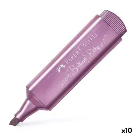 Evidenziatore Faber-Castell TEXTLINER 46 Rosa Rubino (10 Unità) di Faber-Castell, Evidenziatori - Rif: S8435540, Prezzo: 12,0...