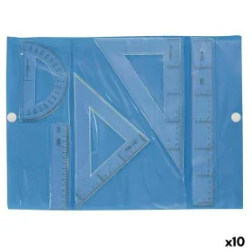 Set de Dibujo Safta 940001 Transparente (10 Unidades) de Safta, Reglas y escuadras - Ref: S8435679, Precio: 23,26 €, Descuent...