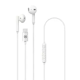 Headphones Celly UP1100TYPECWH White by Celly, Headsets - Ref: S8436575, Price: 16,27 €, Discount: %