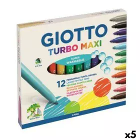 Pennarelli Giotto (5 Unità) di Giotto, Penne a punta porosa - Rif: S8436612, Prezzo: 20,30 €, Sconto: %