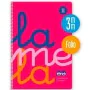 Cuaderno Lamela Cuadrovía Rosa Fluorescente Din A4 80 Hojas 21,5 x 31,5 cm 5 Piezas (25 Unidades) de Lamela, Cuadernos de ani...