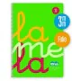 Cahier Lamela Cuadrovía Vert Fluorescent Din A4 80 Volets 21,5 x 31,5 cm 5 Pièces (25 Unités) de Lamela, Cahiers à spirales -...