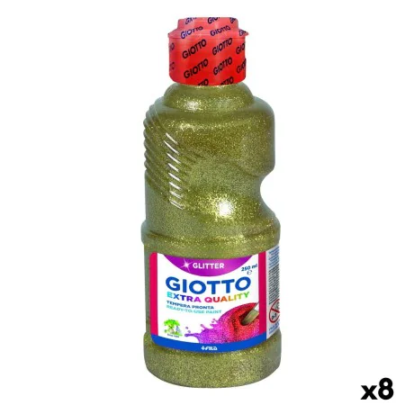 Témpera Giotto Dorado 250 ml Purpurina (8 Unidades) de Giotto, Témperas y pinturas para murales - Ref: S8436676, Precio: 32,0...