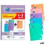 Carnet Oxford WRITE&ERASE Pastel Din A4 80 Volets 21,5 x 31,5 cm 5 Pièces (25 Unités) de Oxford, Cahiers à spirales - Réf : S...