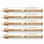 Colouring pencils Stabilo Woody White 3-in-1 5 Pieces (5 Units) by Stabilo, Drawing materials - Ref: S8436699, Price: 33,38 €...