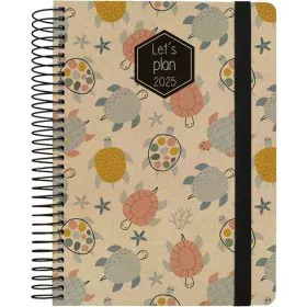 Agenda Grafoplas Nature Design A5 14,8 x 21 cm Tartaruga 2025 de Grafoplas, Agendas e calendários - Ref: S8436723, Preço: 15,...